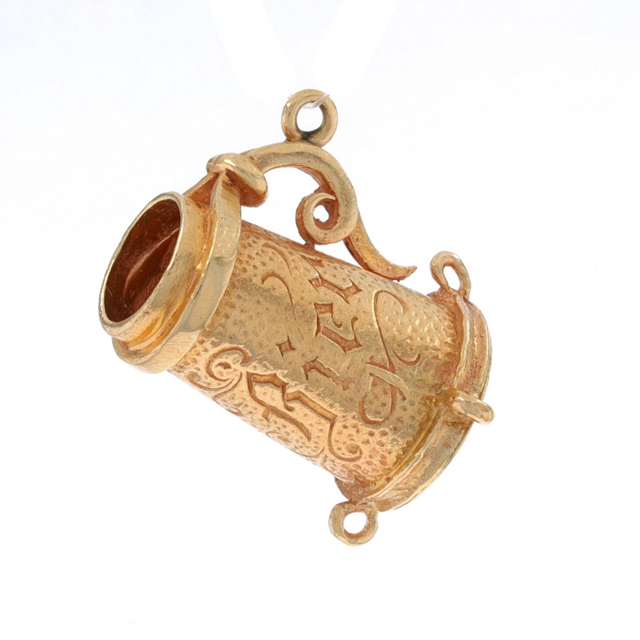 Vintage Bottle and Can Opener 14K Gold Charm