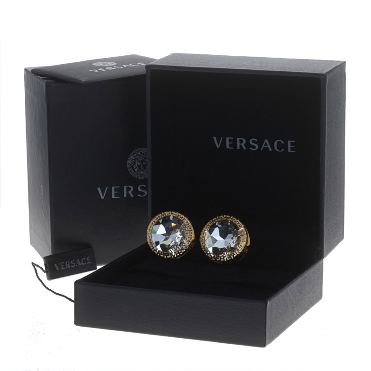 Medusa stud earrings in gold - Versace