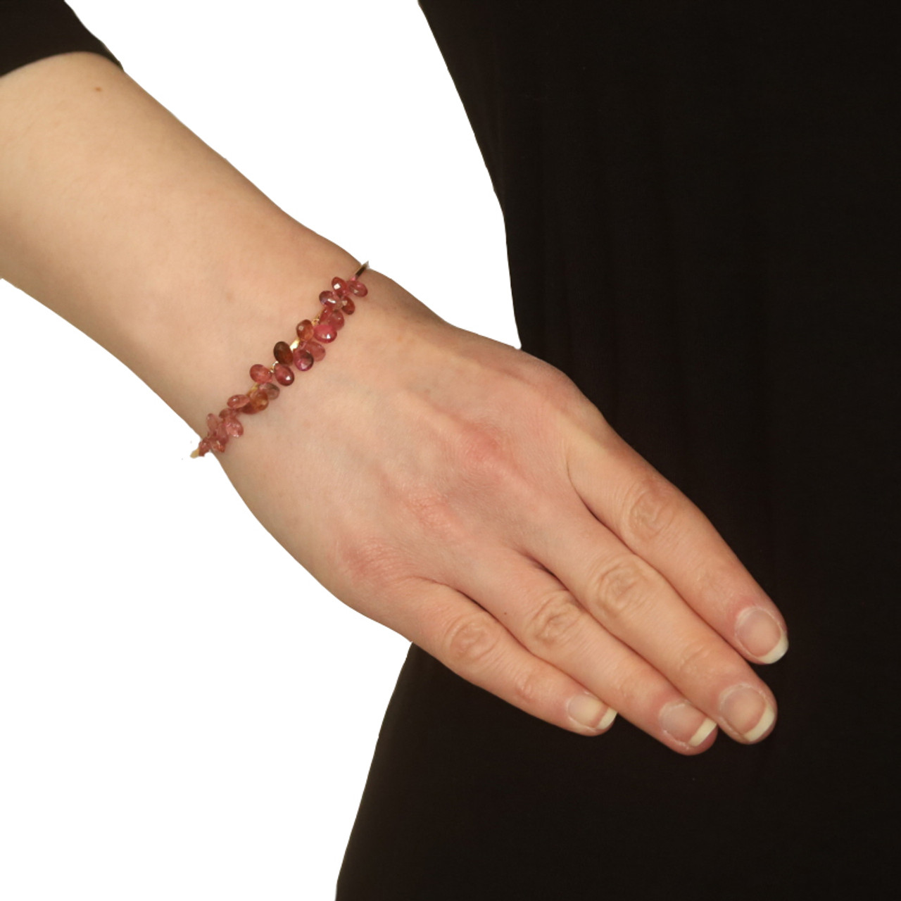 Red Rose Bracelet Flowers Wrist Chain Charm Valentine's Day Gift for Women  | eBay