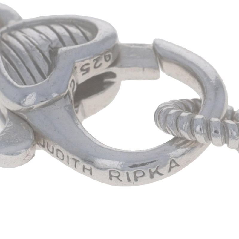Judith Ripka Cubic Zirconia Heart Station Necklace 35 1/2
