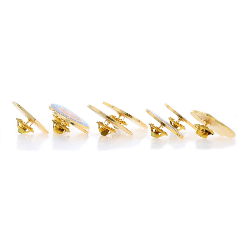 Omega 50th Anniversary Ltd Edition Speedmaster Set of 8 Lapel Pins