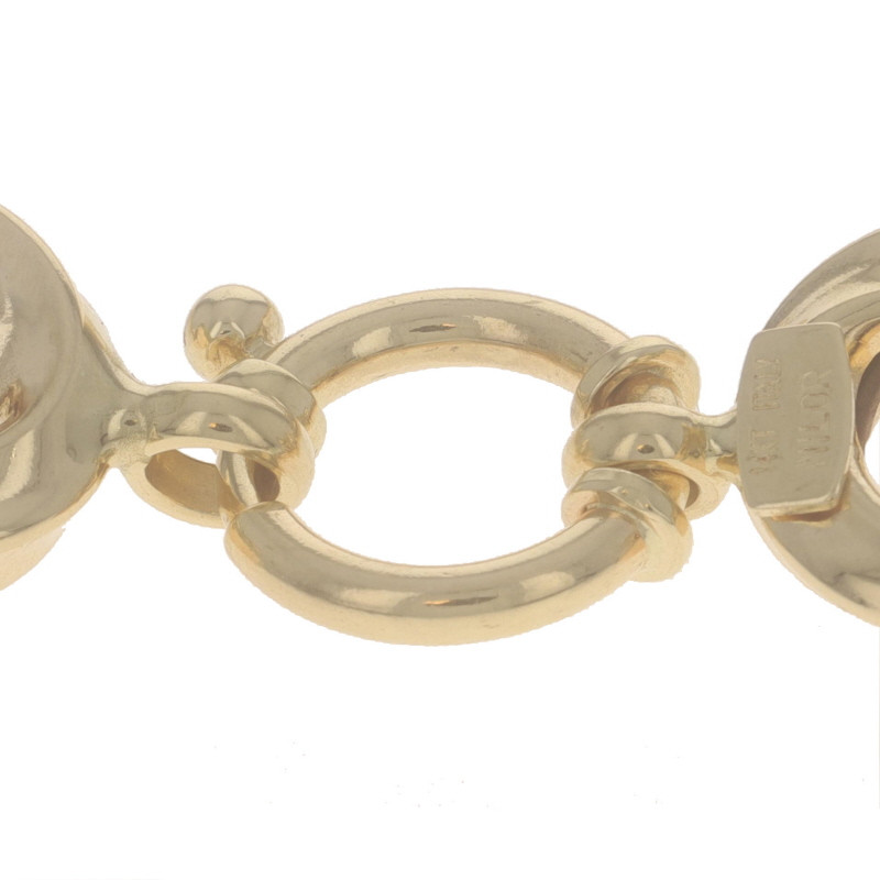 Milor Fancy Twist Cable Chain Necklace 19 1/2