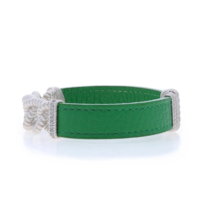 Judith Ripka Verona Curb Link CZ Bracelet 7 1/4