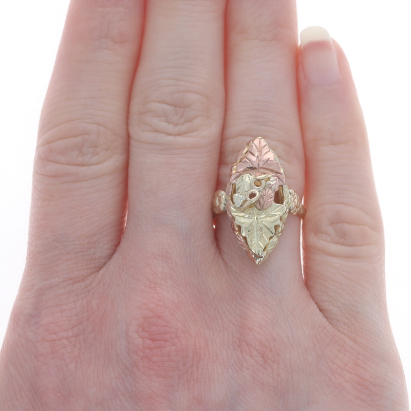 J. Co. Black Hills Gold Statement Ring - Yellow Gold 10k & 12k