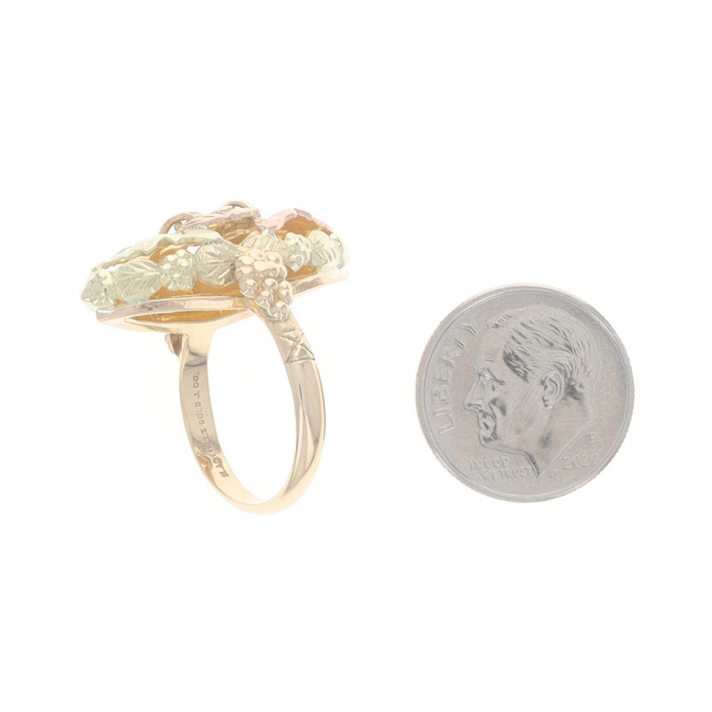 J. Co. Black Hills Gold Statement Ring - Yellow Gold 10k & 12k