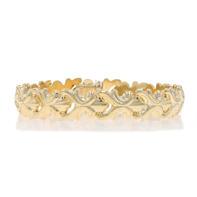 Milor Fan Scroll Link Bracelet 7 1/4 Milor Fan Scroll Link Bracelet 7 1/4