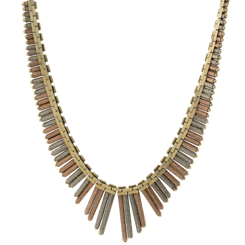 Yellow Gold Lancy Link Chain V Fringe Necklace 16 1/2 Yellow Gold Lancy Link Chain V Fringe Necklace 16 1/2