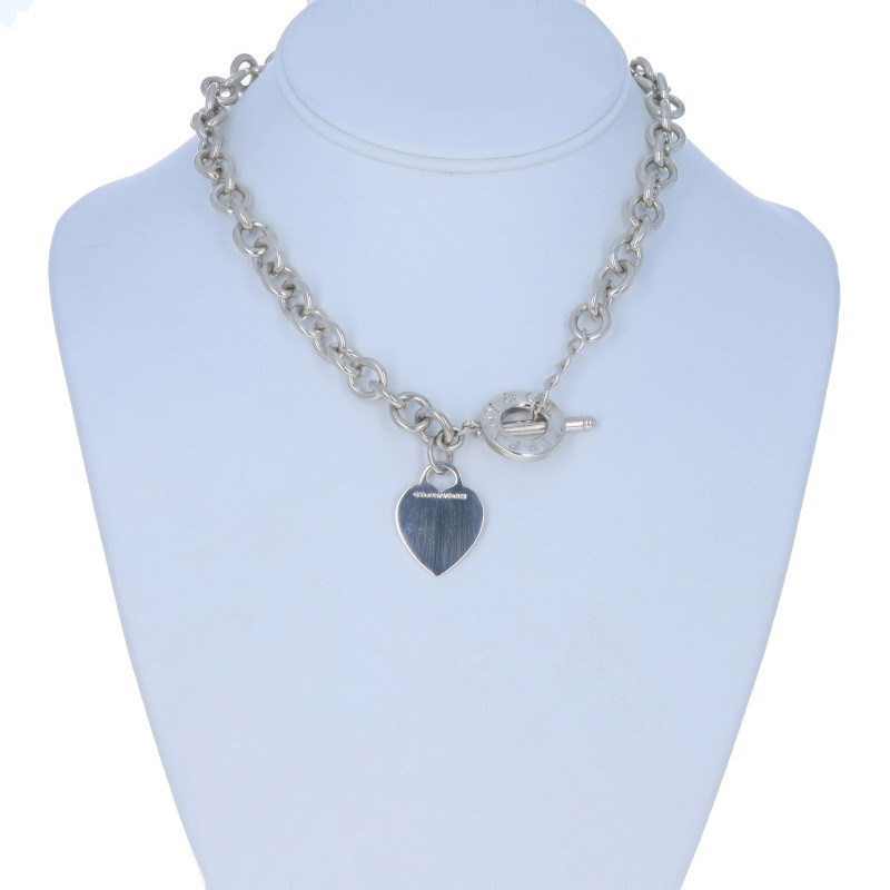 Tiffany & Co Return to Tiffany Heart Tag Toggle Necklace 16