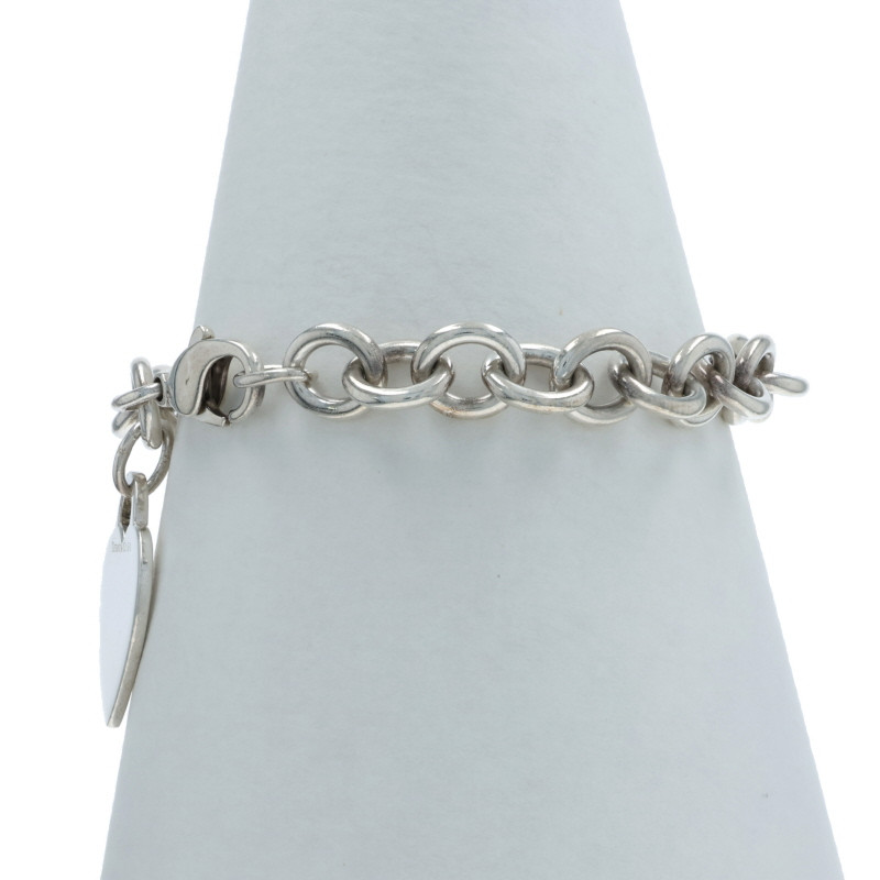 Tiffany シルバー925 バタフライ　チャーム Tiffany & Co. Heart Bracelet Charm Bracelet 7 3/4