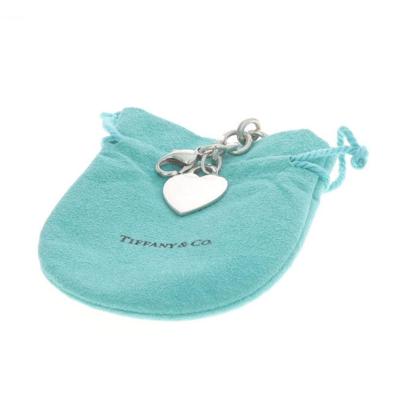 Tiffany & Co. Heart Bracelet Charm Bracelet 7 3/4