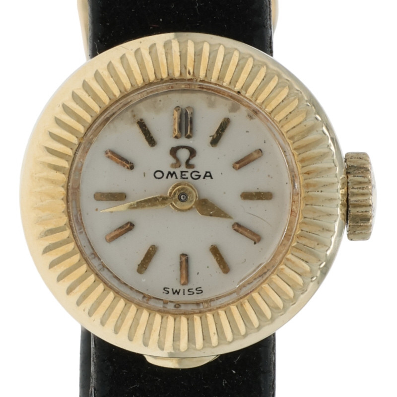 Omega Retro Ladies Watch - Yellow Gold 14k Manual - Wilson