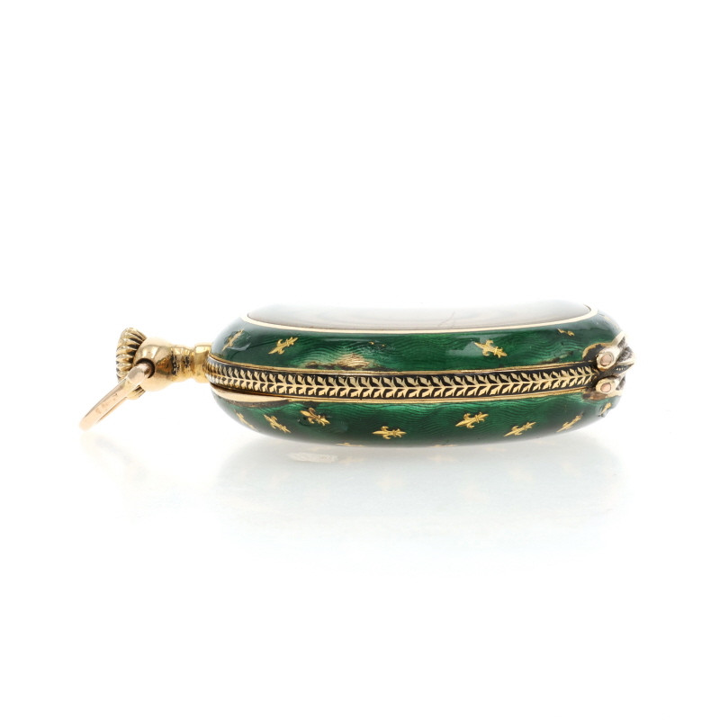 Tiffany & Co. Victorian Ladies Open Face Pocket Watch - Gold 18k