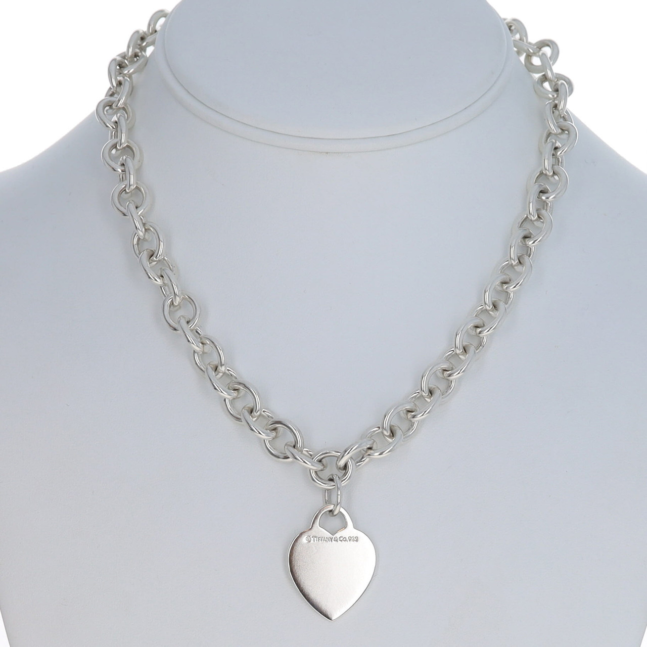 Tiffany & Co. Return to Tiffany Heart Necklace 15 1/2