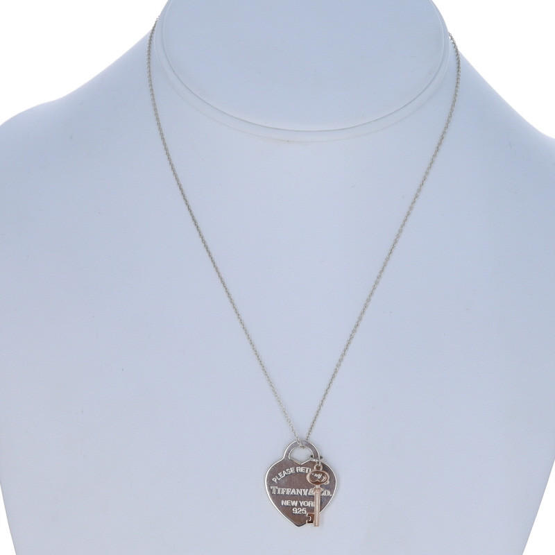 Tiffany & Co. Return to Tiffany Heart Pendant Necklace 16