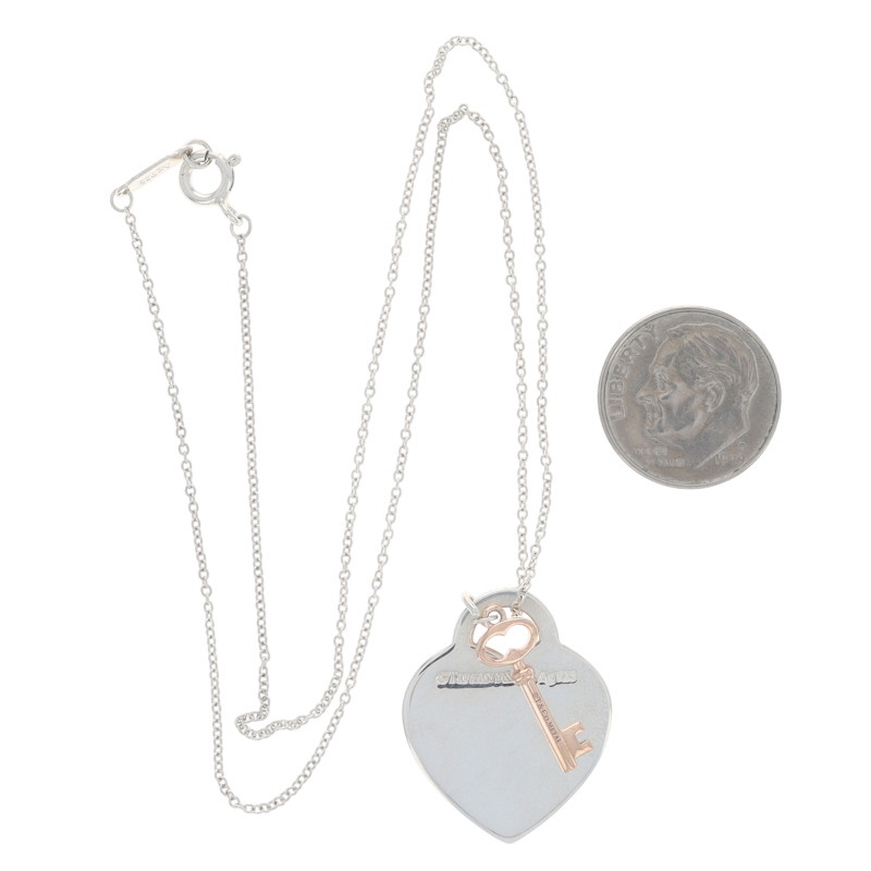 Tiffany & Co. Return to Tiffany Heart Pendant Necklace 16
