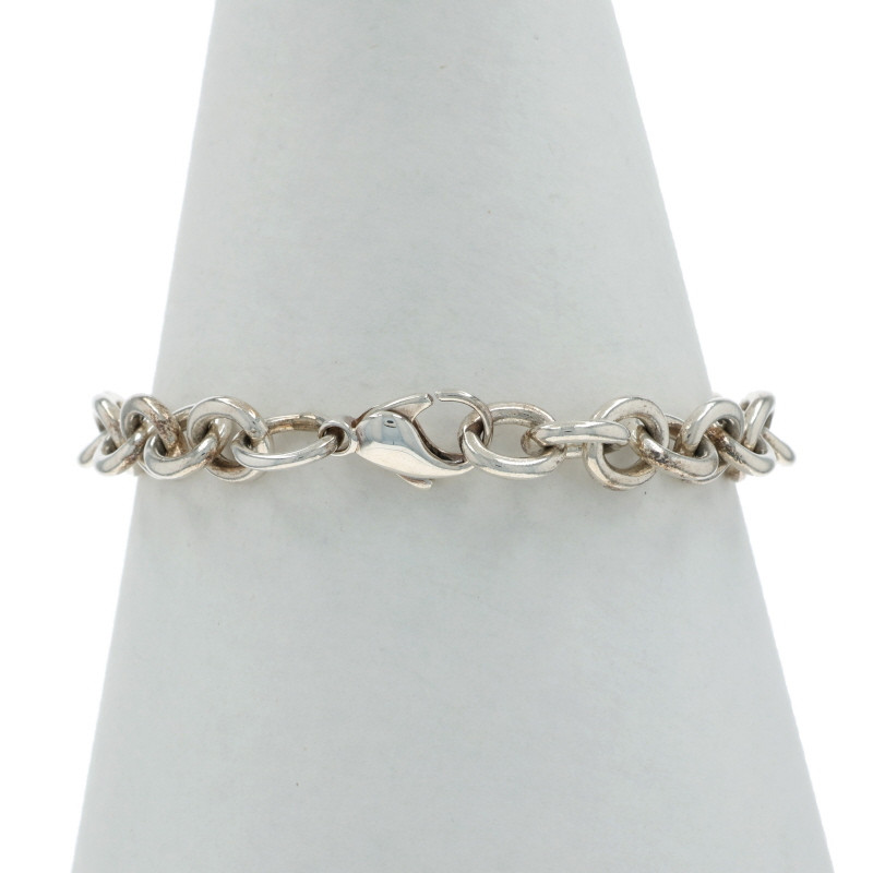 Tiffany & Co. Return to Tiffany Oval Tag Bracelet 7 1/4