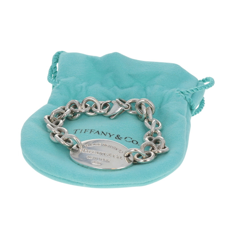 Tiffany & Co. Return to Tiffany Oval Tag Bracelet 7 1/4