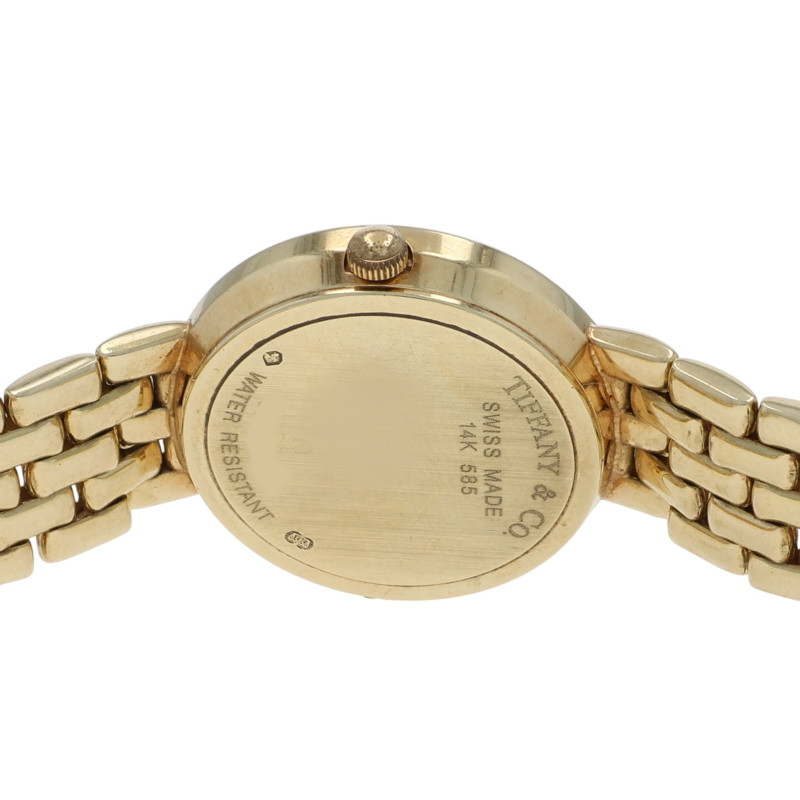 Tiffany & Co. Classic Round Diamond Ladies Watch - Yellow Gold 14k