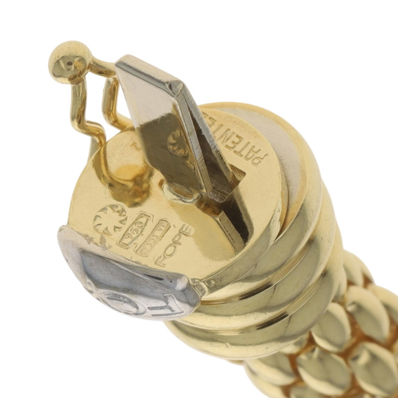 FOPE Love Nest Flexible Mesh Link Popcorn Necklace 16 3/4