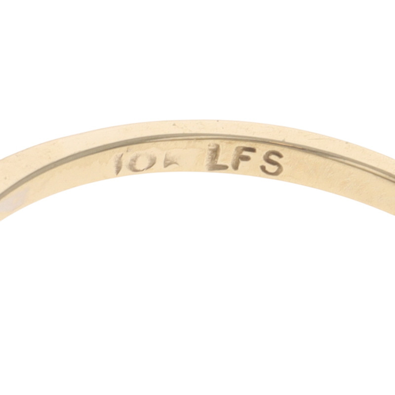 Yellow Gold Ruby Diamond Ring - 10k Marquise .32ctw Scroll