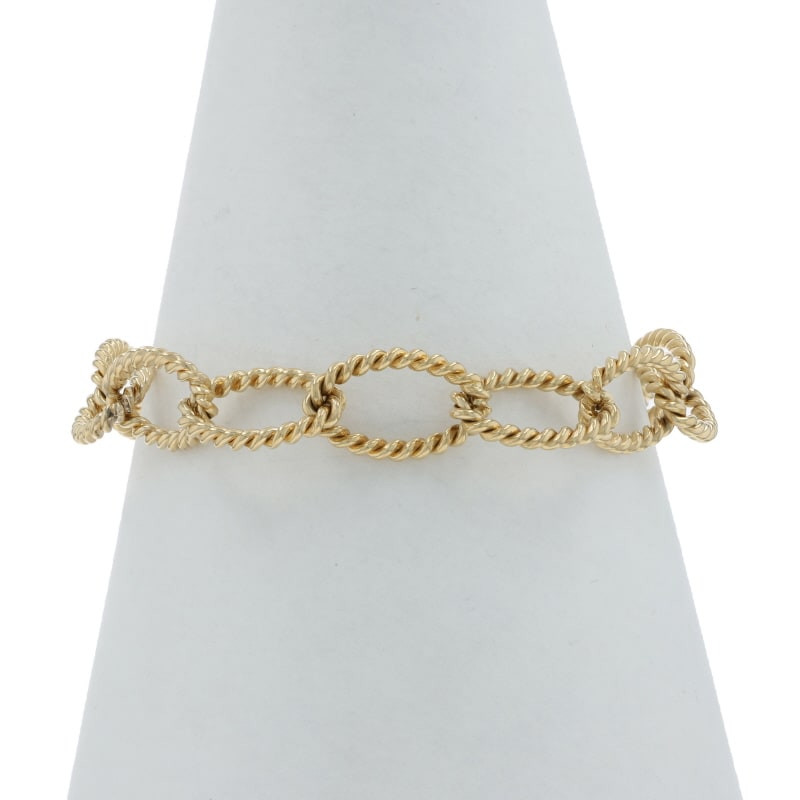 Tiffany & Co. Oval Link Twist Bracelet 8