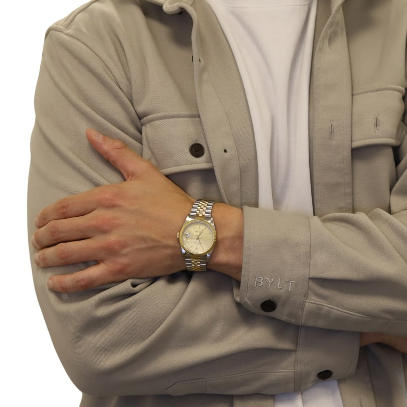 Rolex Datejust Men's Watch 16233 Stainless Steel Yellow Gold 18k