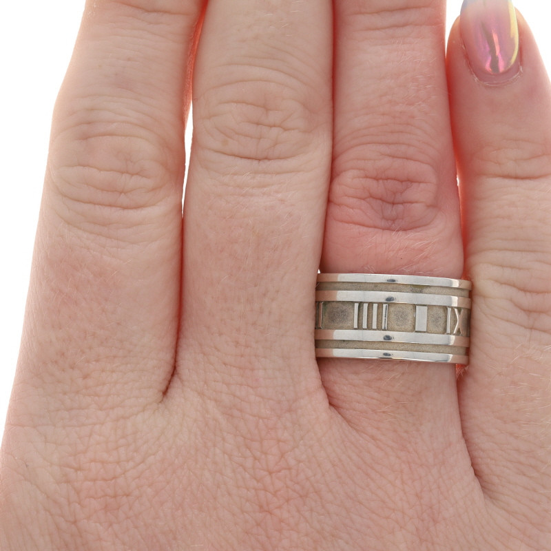 Tiffany & Co. Atlas Statement Band - Sterling Silver 925 Ring