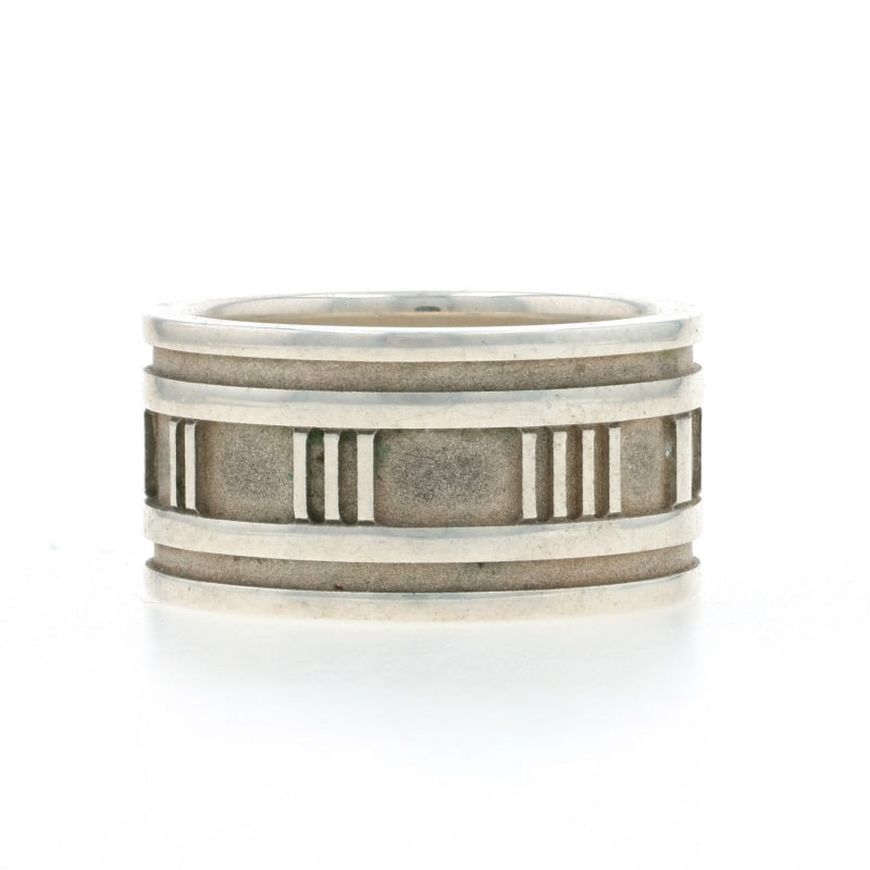 Tiffany & Co. Atlas Statement Band - Sterling Silver 925 Ring