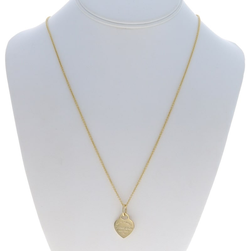 Tiffany & Co. Return to Tiffany Heart Tag Necklace 24