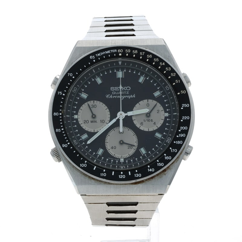 Seiko Synchro Timer Vintage Men's Watch 7A28-7039 Stainless Steel