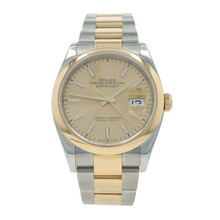 Rolex Datejust Men's Wristwatch 16013 Stainless YellowGold 18k