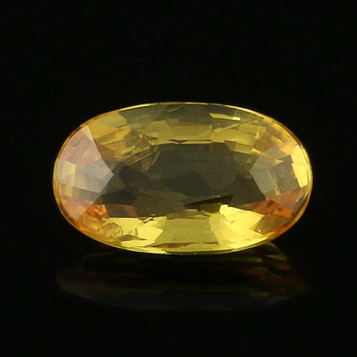 1.35ct Yellow Sapphire Gemstone - Oval Cut Loose Solitaire 1.35ct Yellow Sapphire Gemstone - Oval Cut Loose Solitaire