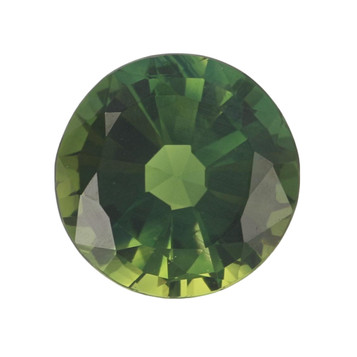 3.24ct Loose Green Sapphire - Round Cut Solitaire 3.24ct Loose Green Sapphire - Round Cut Solitaire