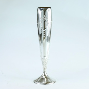 Barbour Silver Ornate Flower Vase Antique Sterling 15 7/8" 2026 Holloware Floral Barbour Silver Ornate Flower Vase Antique Sterling 15 7/8" 2026 Holloware Floral
