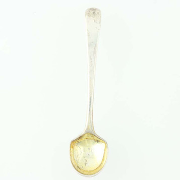 George Smith William Fern Baby Demitasse Spoon Sterling Silver Gold Wash 4.25" George Smith William Fern Baby Demitasse Spoon Sterling Silver Gold Wash 4.25"