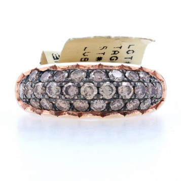 NEW Le Vian Diamond Band Ring - 14k Rose Gold 1.37ctw NEW Le Vian Diamond Band Ring - 14k Rose Gold 1.37ctw