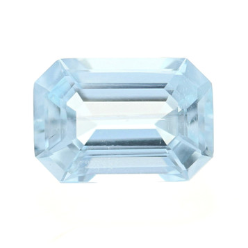 Loose Aquamarine - Emerald Cut 2.37ct Blue Solitaire Loose Aquamarine - Emerald Cut 2.37ct Blue Solitaire