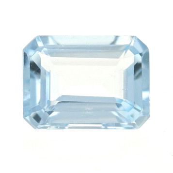 Loose Aquamarine - Emerald Cut 1.27ct Blue Solitaire Loose Aquamarine - Emerald Cut 1.27ct Blue Solitaire