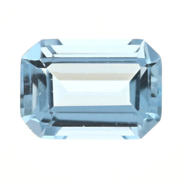 Loose Aquamarine - Emerald Cut .80ct Blue Solitaire Loose Aquamarine - Emerald Cut .80ct Blue Solitaire