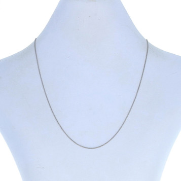 NEW Diamond Cut Wheat Chain Necklace 16" - 14k White Gold Spring Ring Clasp NEW Diamond Cut Wheat Chain Necklace 16" - 14k White Gold Spring Ring Clasp