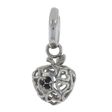 Story Elements Kranz Ziegler CZ Heart Apple Drop Charm NEW Sterling 6208820 Story Elements Kranz Ziegler CZ Heart Apple Drop Charm NEW Sterling 6208820