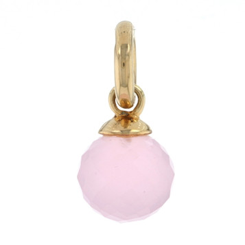 Story Elements Kranz Ziegler Sterling Silver Charm - NEW Pink CZ Globe 5408812 Story Elements Kranz Ziegler Sterling Silver Charm - NEW Pink CZ Globe 5408812
