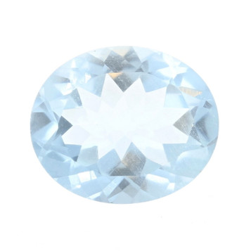 Loose Aquamarine - Oval Cut 3.75ct Blue Solitaire Loose Aquamarine - Oval Cut 3.75ct Blue Solitaire