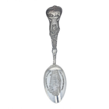 Sterling Silver San Gabriel Mission CA Souvenir Spoon - 925 California Travel Sterling Silver San Gabriel Mission CA Souvenir Spoon - 925 California Travel