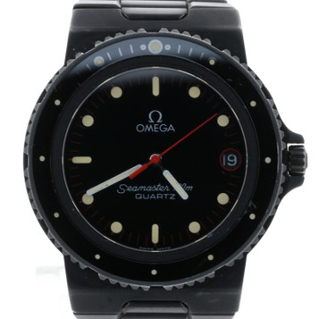 Omega Calypso Nimitz Seamaster Men's Wristwatch Stainless Quartz 1 Yr Warranty Omega Calypso Nimitz Seamaster Men's Wristwatch Stainless Quartz 1 Yr Warranty