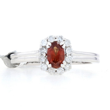 Kallati Kyanite & Diamond Halo Ring - White Gold 9k .76ctw Cathedral Engagement Kallati Kyanite & Diamond Halo Ring - White Gold 9k .76ctw Cathedral Engagement
