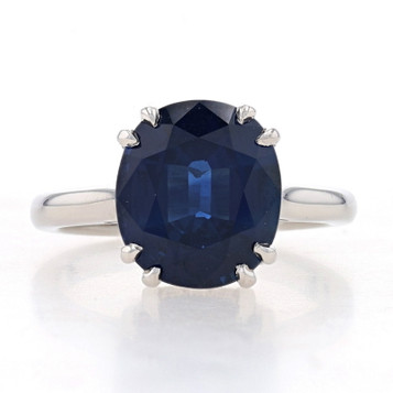 Platinum Sapphire Diamond Hidden Halo Ring Oval 5.84ctw GIA Cathedral Engagement Platinum Sapphire Diamond Hidden Halo Ring Oval 5.84ctw GIA Cathedral Engagement