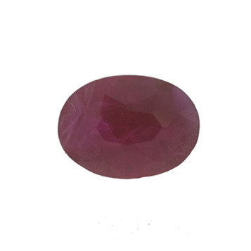Loose Ruby - Oval .80ct Pinkish Red Solitaire Loose Ruby - Oval .80ct Pinkish Red Solitaire