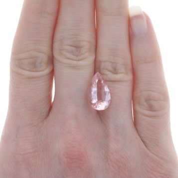 Loose Morganite - Oval 3.03ct Light Pink Solitaire - Wilson