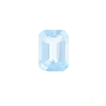 Loose Aquamarine - Emerald Cut .90ct Blue Solitaire Loose Aquamarine - Emerald Cut .90ct Blue Solitaire